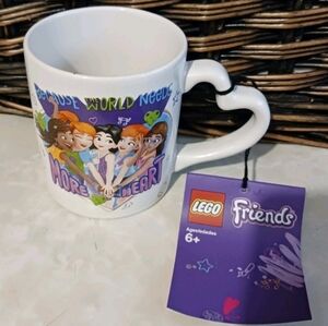 NEW Lego Because The World Needs More Friends Coffee Cup Mugs 9 Ozs 110